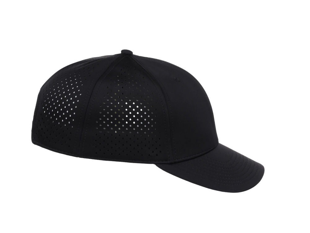 Casquette technique Crowns By Lids Clubhouse à 6 panneaux - Noir
