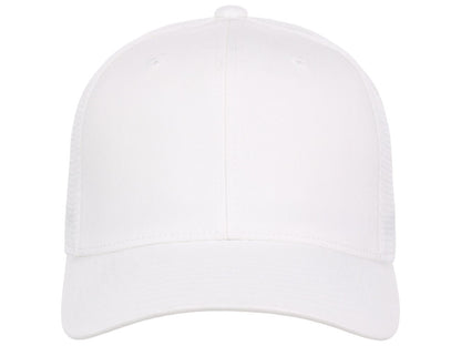 FLEXFIT BLANK 110 TRUCKER CAP - White