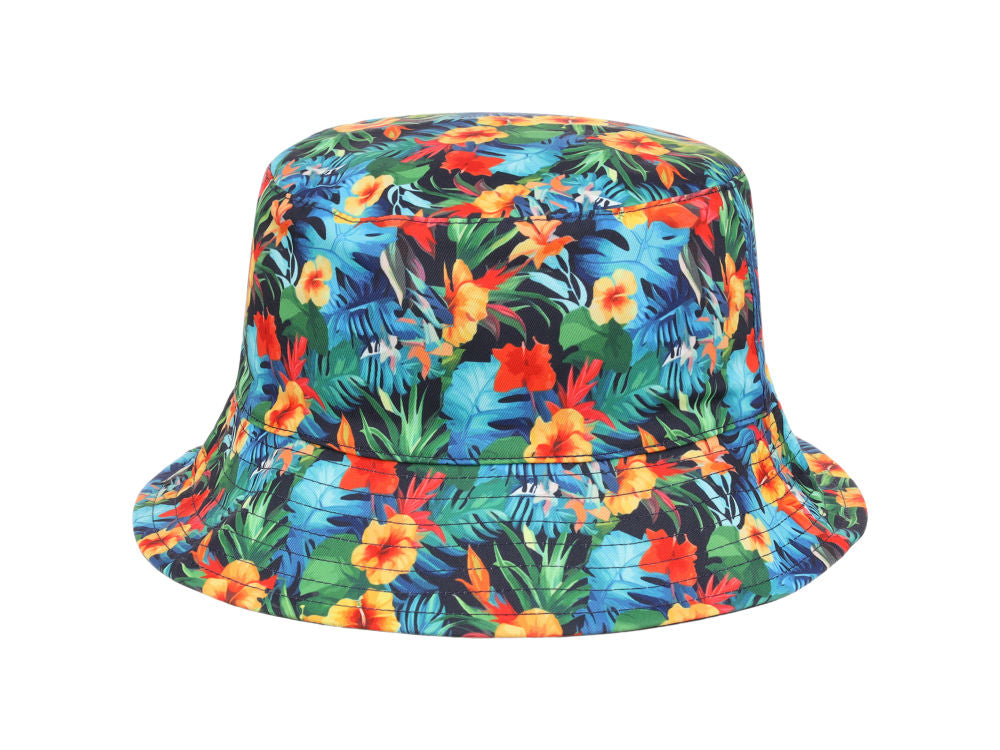 Crowns By Lids Tropical Bucket Hat - Green/Yellow