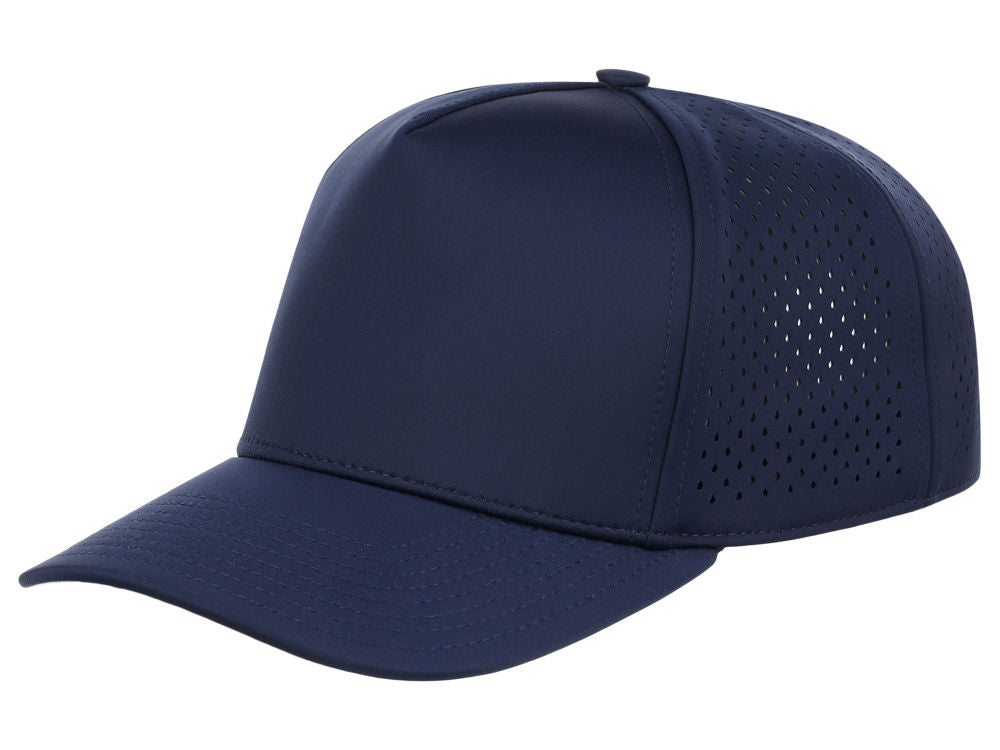 Crowns By Lids Tee Box 5-Panel Tech Cap - Navy
