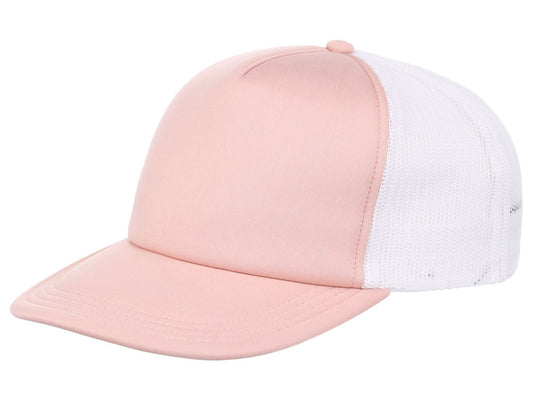 Crowns by Lids Screen Foam Trucker Cap - Rose/White