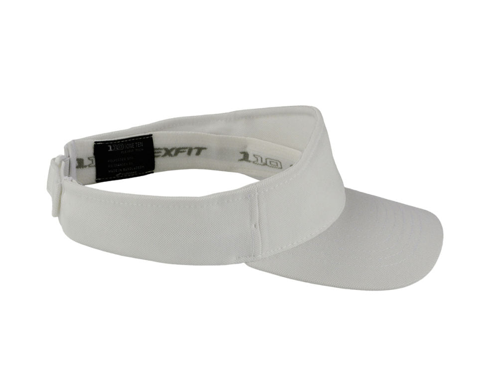 Flexfit Mini Pique Visor - White