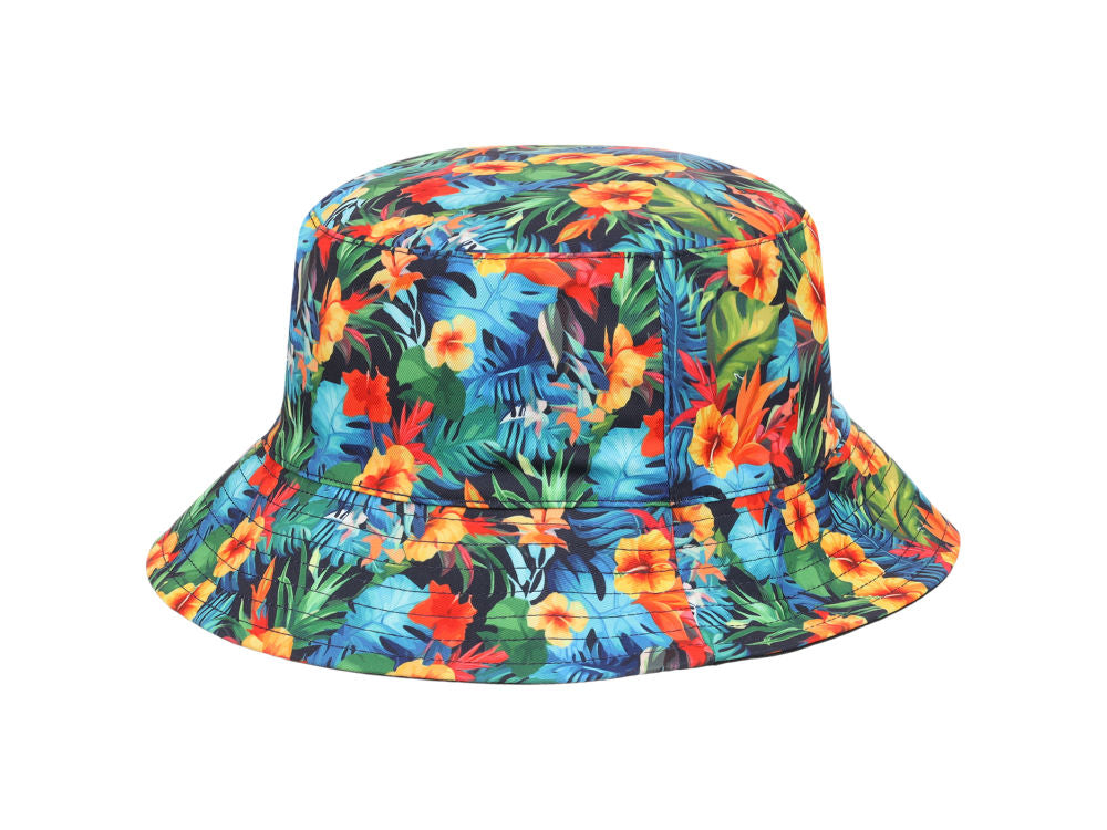 Crowns By Lids Tropical Bucket Hat - Green/Yellow