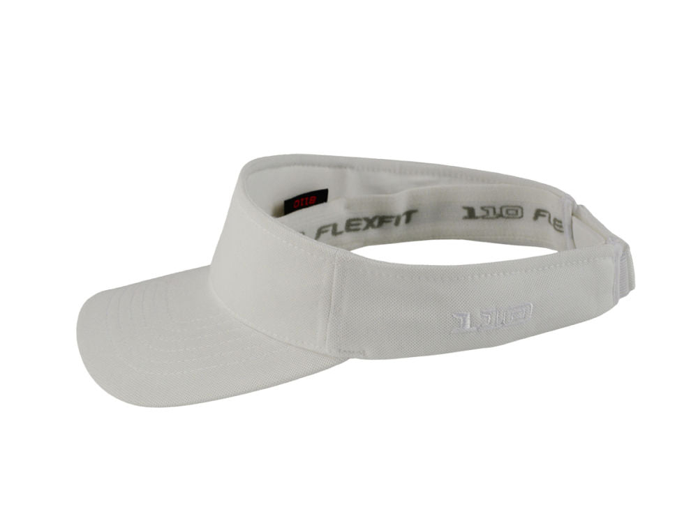 Flexfit Mini Pique Visor - White