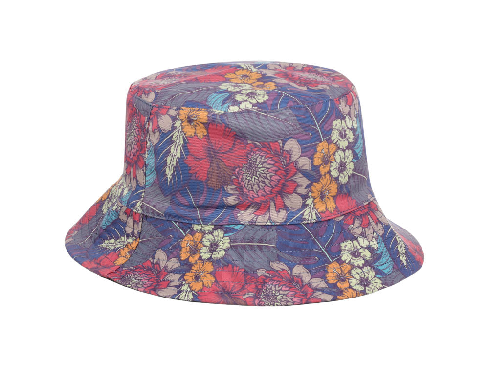 Crowns By Lids Tropical Bucket Hat - Purple/Blue