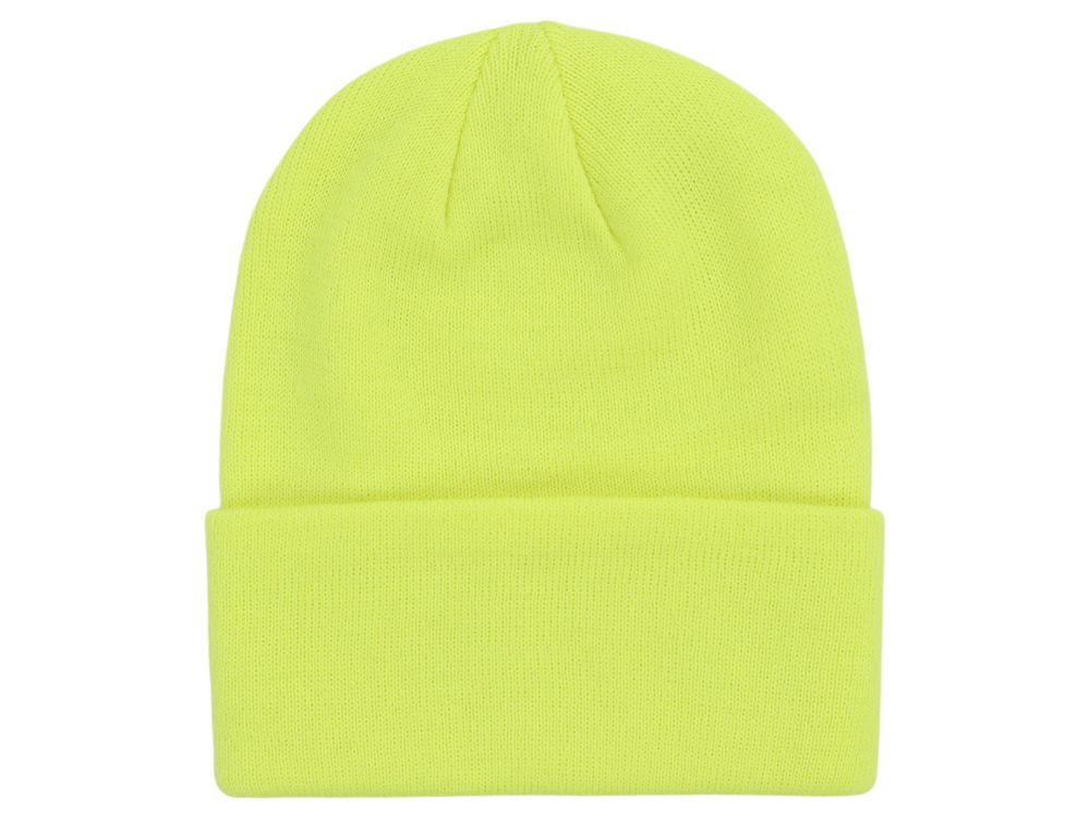 Crowns By Lids Turnover Cuff Knit - Yellow