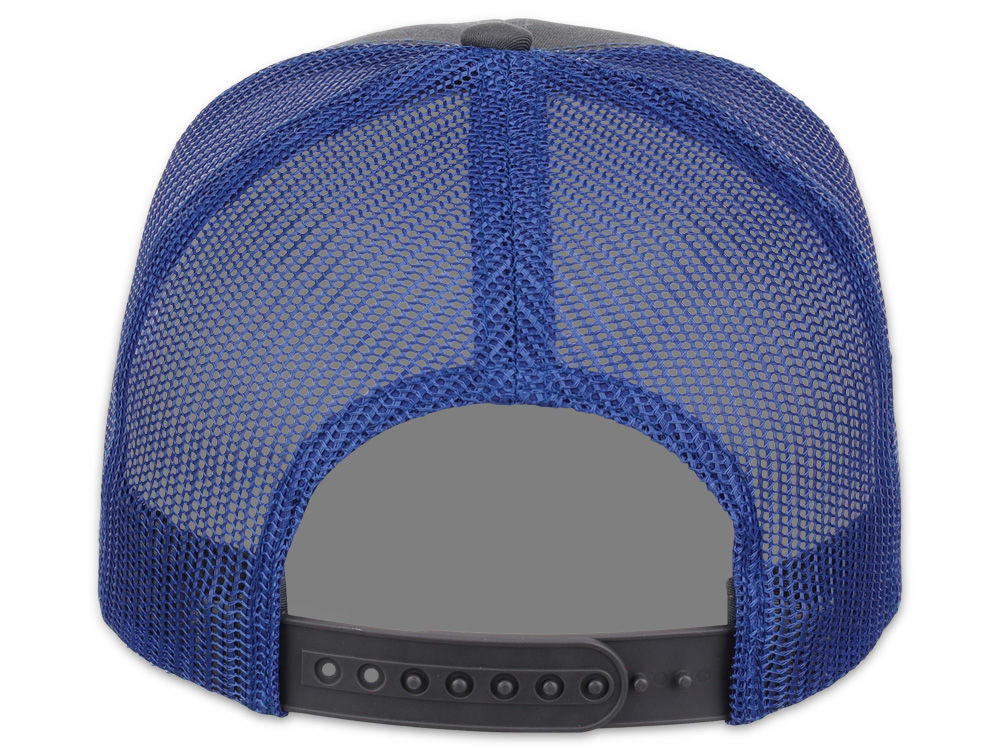 Crowns By Lids Slam Dunk Trucker Cap - Charcoal/Royal Blue