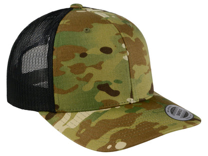 Flexfit Retro Trucker- Brown/Multicam