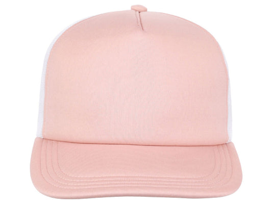 Crowns by Lids Screen Foam Trucker Cap - Rose/White