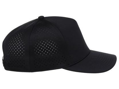 Crowns By Lids Tee Box 5-Panel Tech Cap - Black