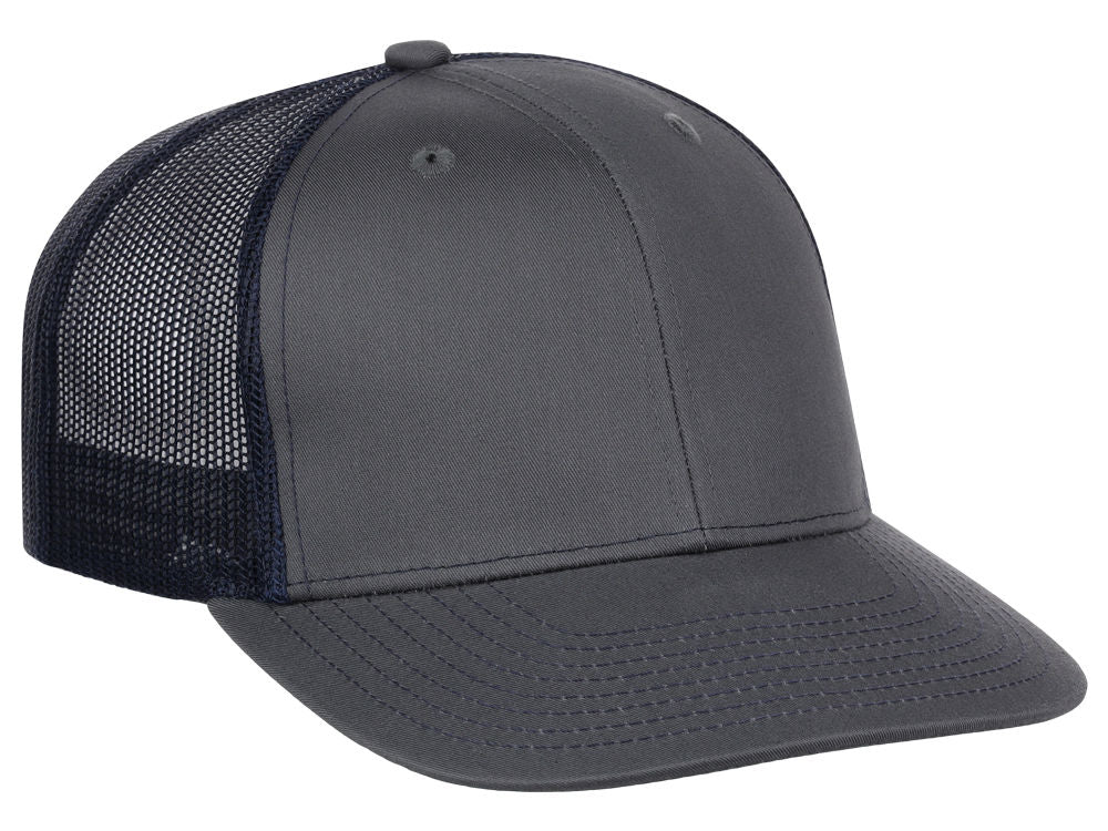 Crowns By Lids Slam Dunk Trucker Cap - Charcoal/Navy