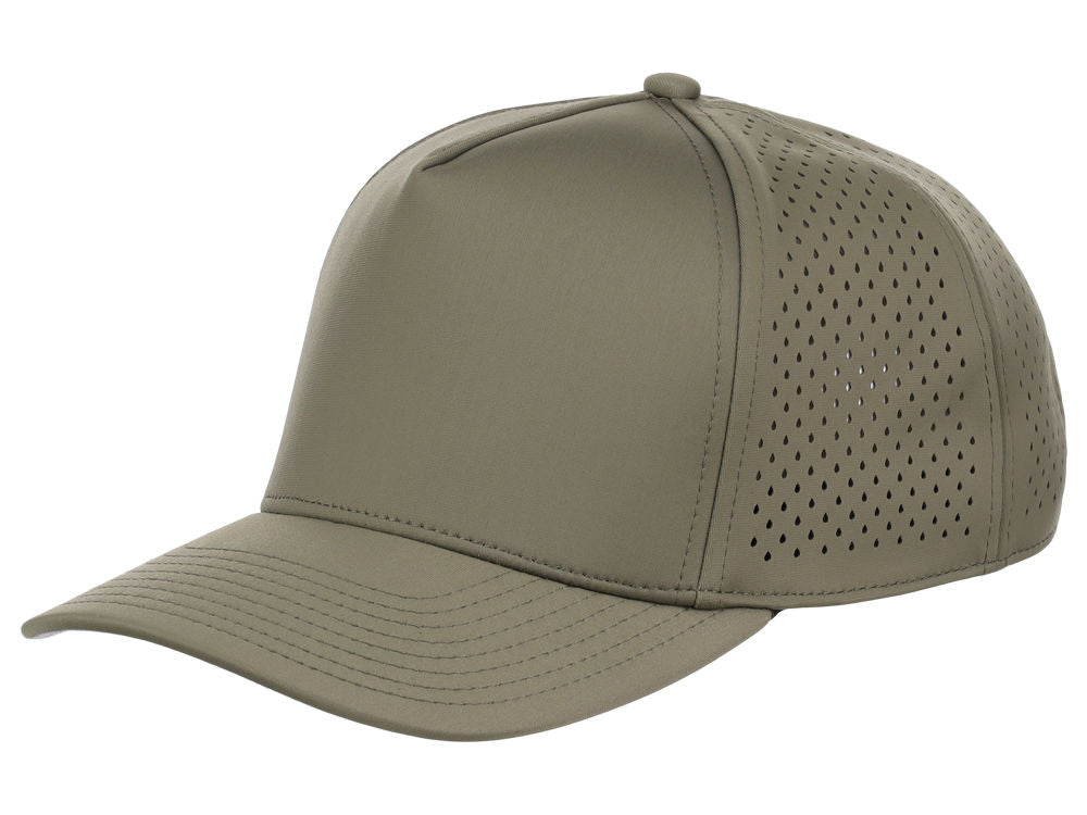 Crowns By Lids Tee Box 5-Panel Tech Cap - Olive
