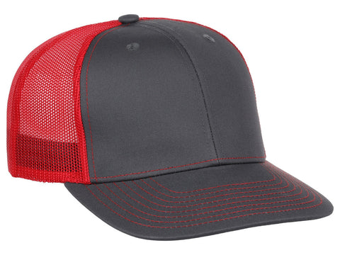 Crowns By Lids Slam Dunk Trucker Cap - Charcoal/Red