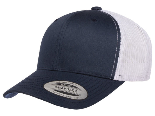 Flexfit Fan Trucker - Bleu marine/blanc