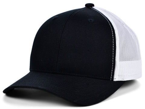 Lids Black/White Flexfit Fan Trucker Hat