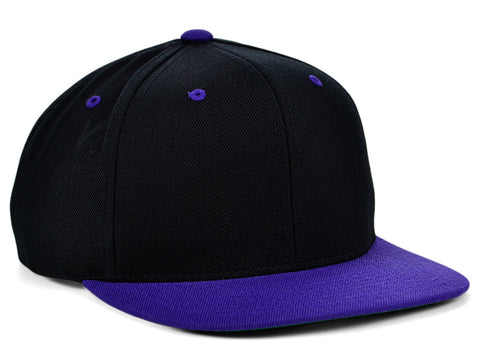 Flexfit JV Youth Snapback - Black/Purple