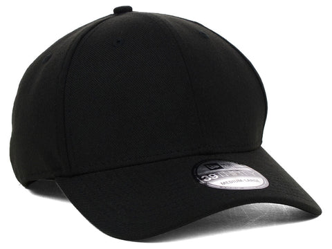 New Era Blank Poly 39THIRTY Cap - Black