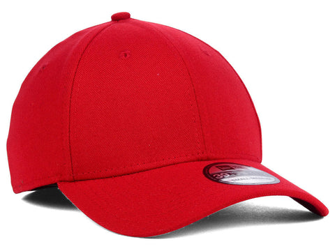 New Era Blank Poly 39THIRTY Cap - Scarlet