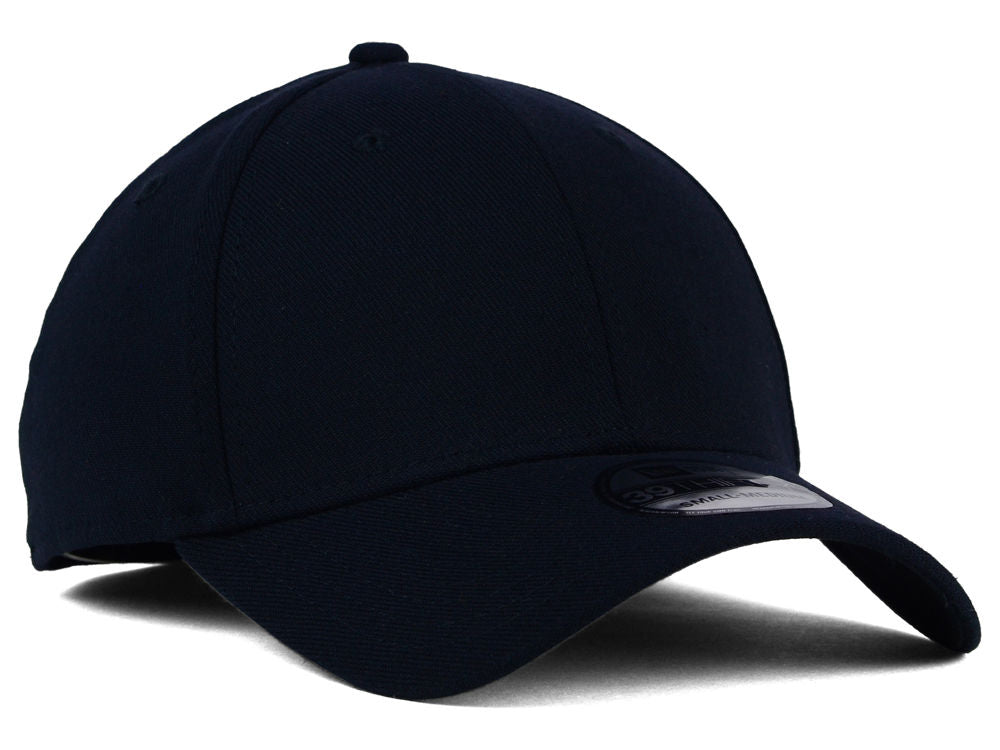 New Era Blank Poly 39THIRTY Cap - Navy