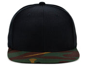 Flexfit Blank Snapback - Black/Camo