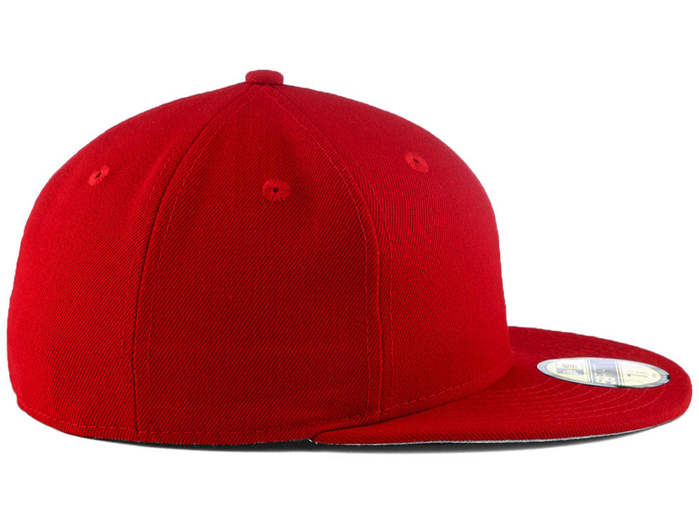New Era Custom 59FIFTY Red – Custom Lids Canada - Main Image