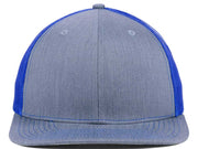 Richardson 112 Trucker - Heather Gray/Royal Blue