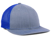 Richardson 112 Trucker - Heather Gray/Royal Blue