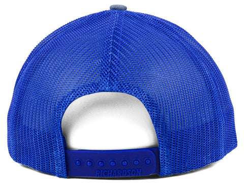 Richardson 112 Trucker - Heather Gray/Royal Blue