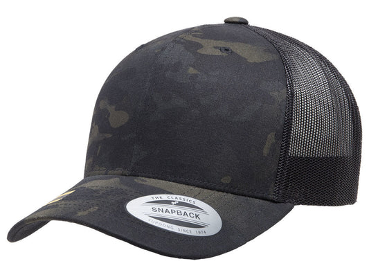 Casquette Flexfit Fan Trucker - Noir/Multicam