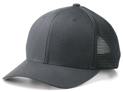 Lids Blank Charcoal Flexfit 110 Trucker Hat