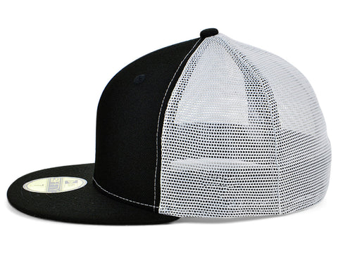 New Era Custom 59FIFTY Trucker - Black/White