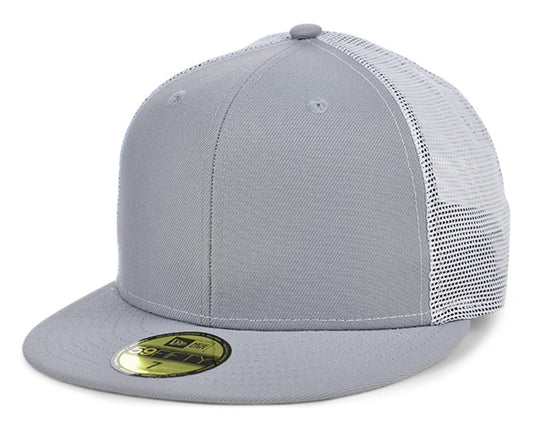 New Era Custom 59FIFTY Trucker - Gray/White