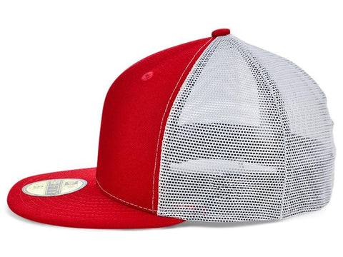 New Era Custom 59FIFTY Trucker - Red/White