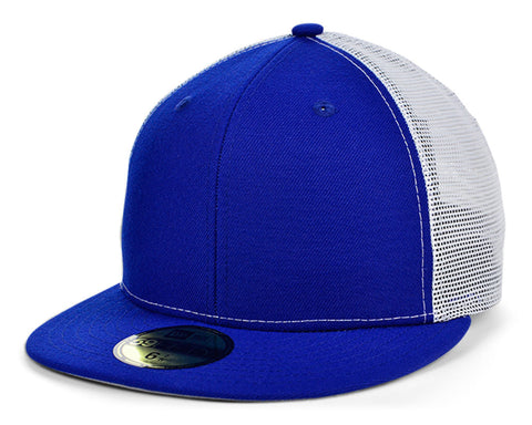 Blue/White New Era Custom 59FIFTY Trucker
