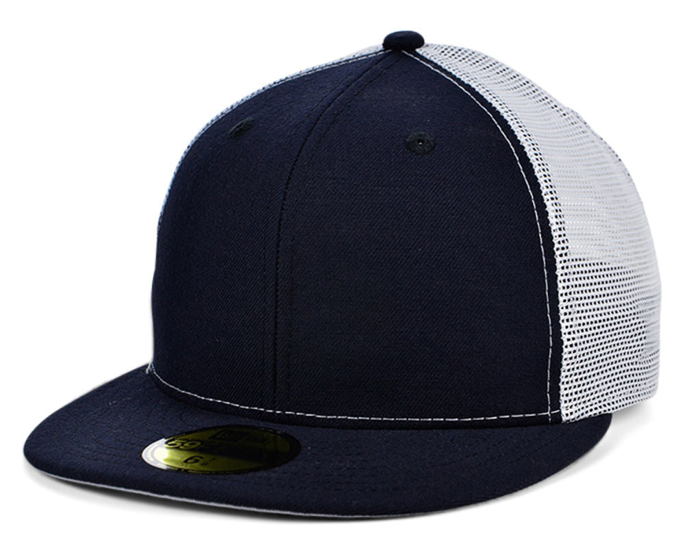 blank new era custom 59fifty trucker cap