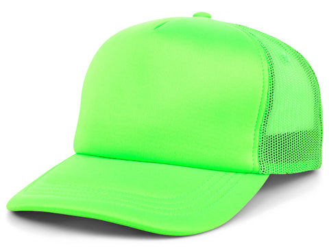 Crowns by Lids Screen Foam Trucker Cap - Neon Green