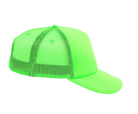 Crowns by Lids Screen Foam Trucker Cap - Neon Green