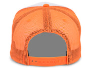 Crowns by Lids Screen Foam Trucker Cap - White/Neon Orange