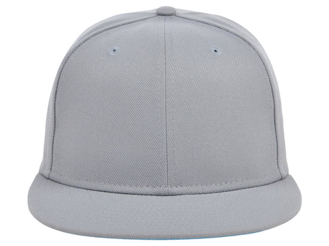 Crowns by Lids Full Court Fitted UV Cap - Light Grey/Sky Blue
