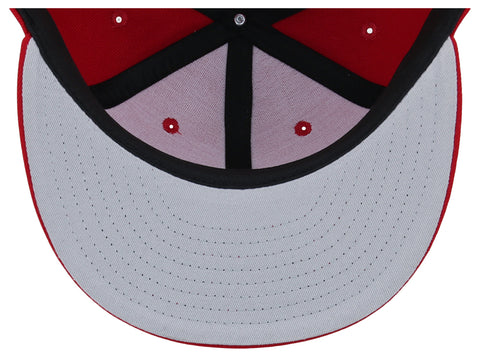 Crowns by Lids Dime Snapback Cap - Red