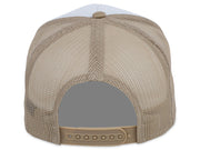 Crowns by Lids Basic Foam Trucker Cap - White/Khaki