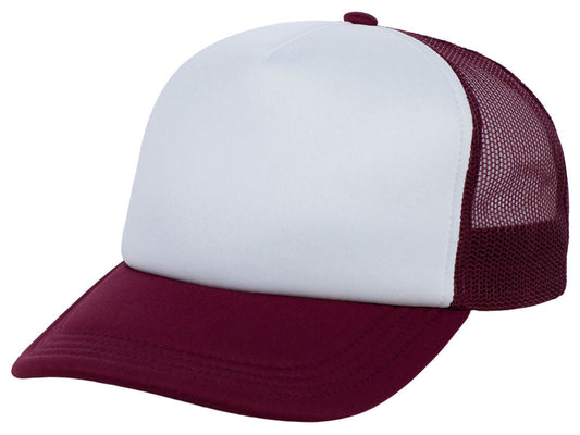 Crowns by Lids Screen Foam Trucker Cap - White/Maroon