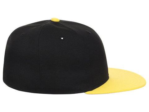 Crowns By Lids Full Court Fitted Cap - Black/Yellow
