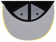 Crowns By Lids Full Court Fitted Cap - Black/Yellow