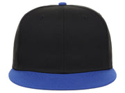 Crowns By Lids Full Court Fitted Cap - Black/Royal Blue