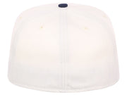 Crowns By Lids Full Court Fitted Cap - Ivory/Navy