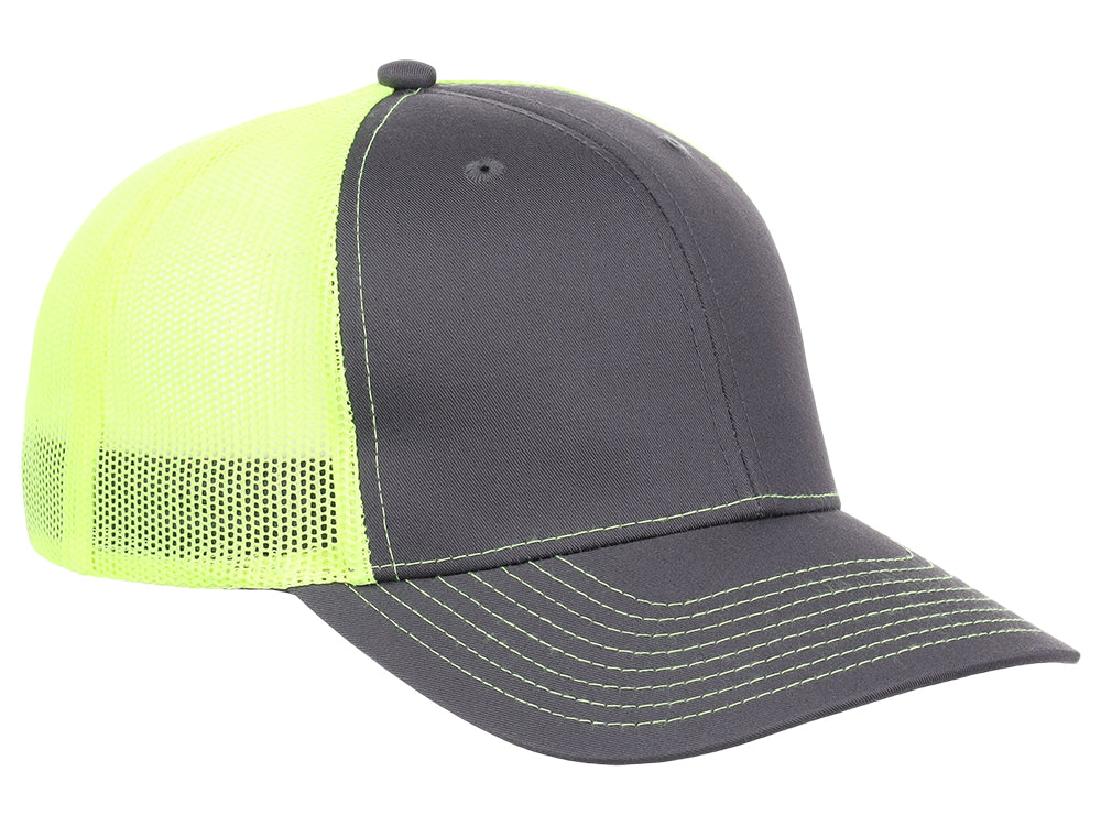 Lids Ca Crowns By Lids Slam Dunk Trucker Cap - Charcoal/Neon Yellow – Custom ...